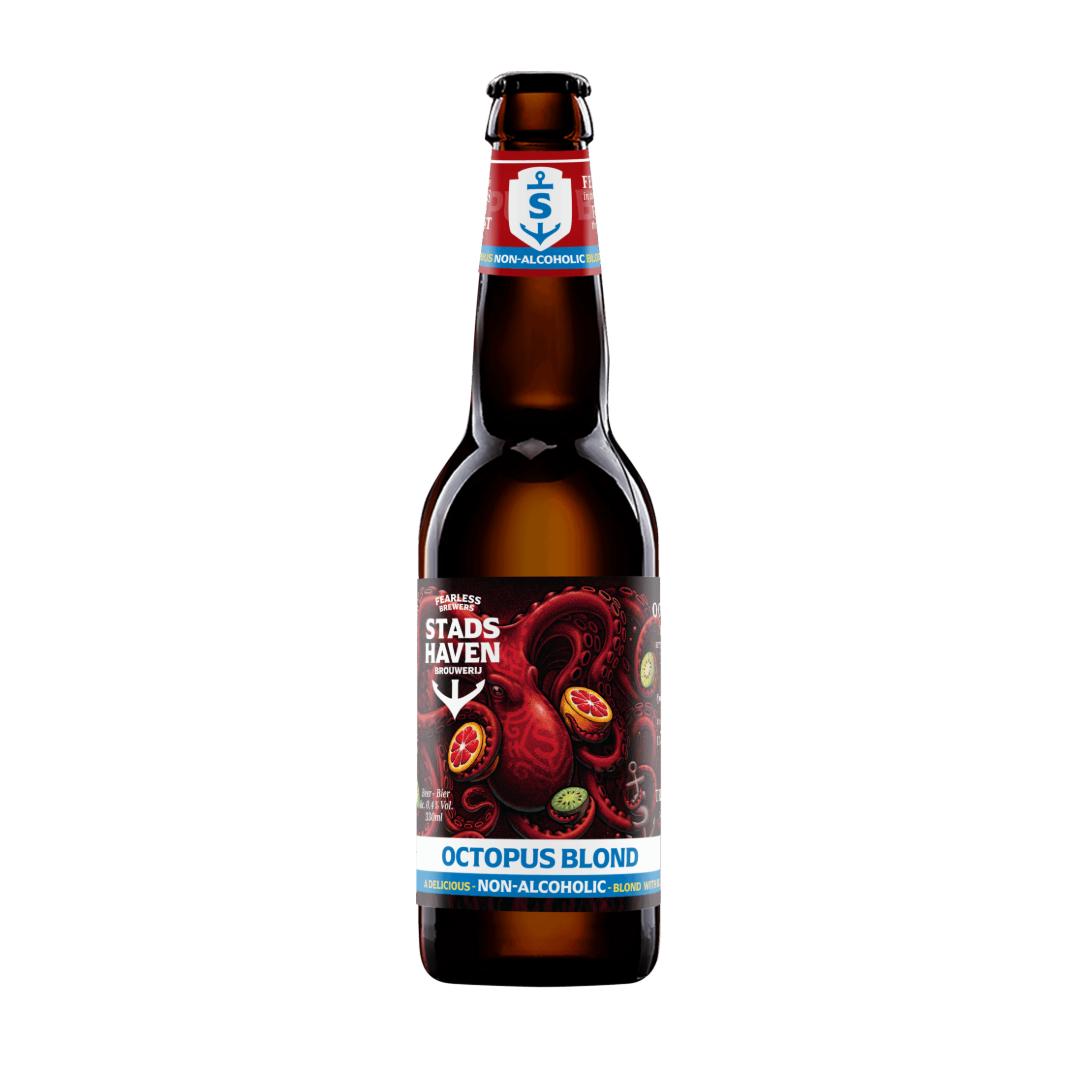 STADSHAVEN FEARLESS FRUIT OCTOPUS BLOND NON-ALC 330ML