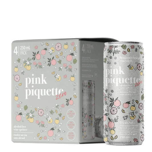 BENJAMIN BRIDGE PINK PIQUETTE ZERO 4-PACK 1000ML