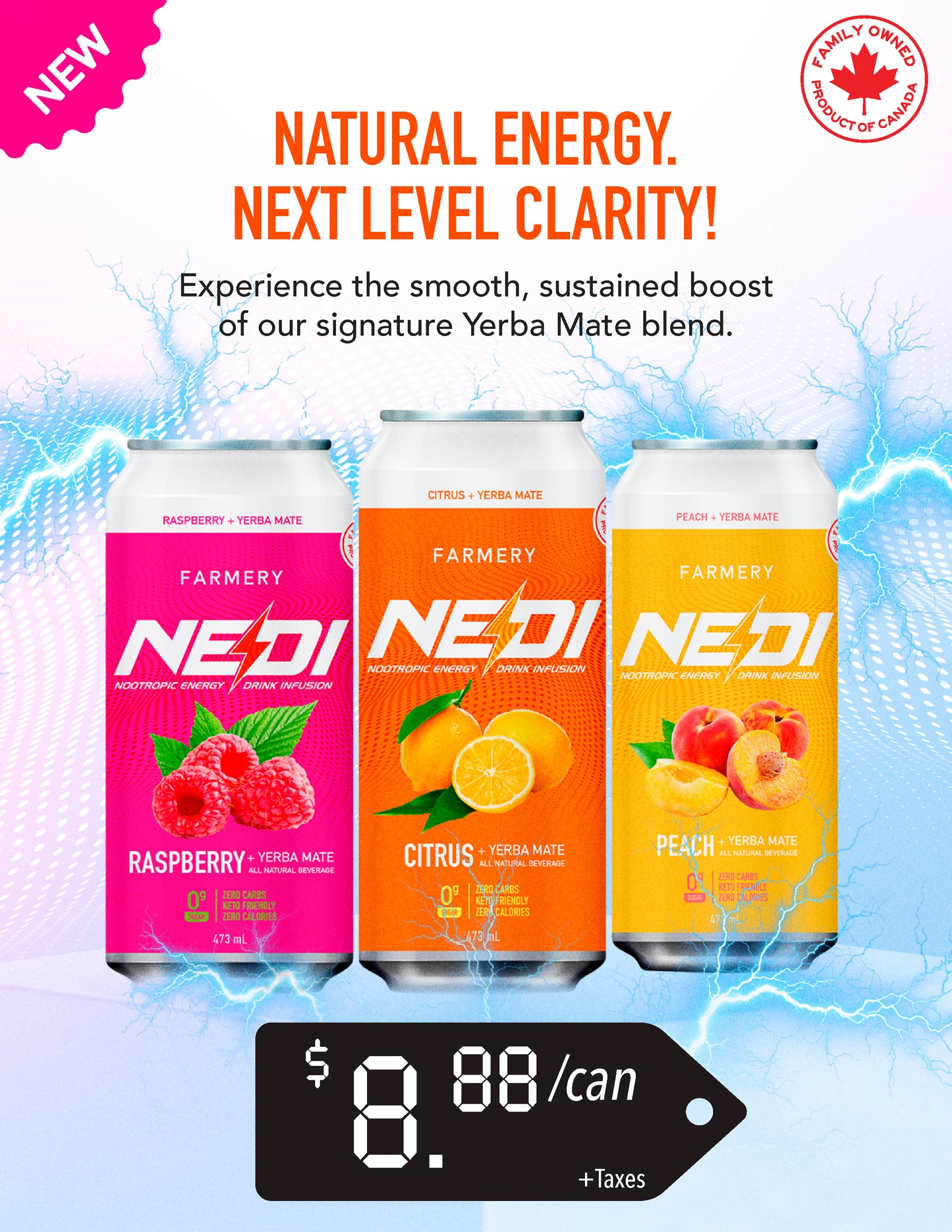 Farmery VIRGIN Beer Caesar and FREE Flat of NEDI