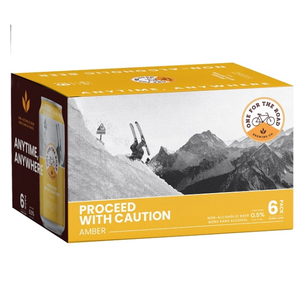 ONE FOR THE ROAD PROCEED WITH CAUTION AMBER 2130ML