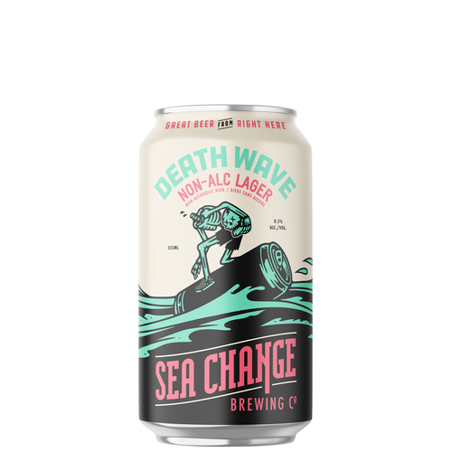 SEA CHANGE DEATH WAVE NON-ALC LAGER 2130ML