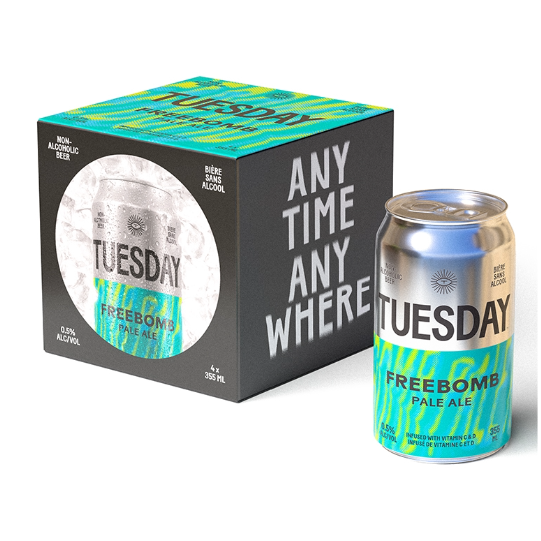 TUESDAY BREWING FREEBOMB NON-ALC PALE ALE 1420ML