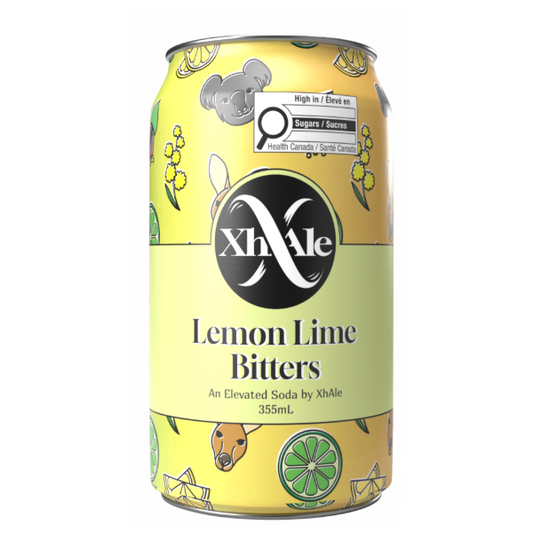 XHALE LEMON, LIME & BITTERS 1420ML
